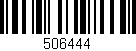 Código de barras (EAN, GTIN, SKU, ISBN): '506444'