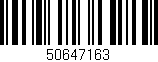 Código de barras (EAN, GTIN, SKU, ISBN): '50647163'