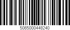 Código de barras (EAN, GTIN, SKU, ISBN): '5065000448240'