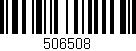 Código de barras (EAN, GTIN, SKU, ISBN): '506508'