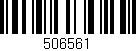 Código de barras (EAN, GTIN, SKU, ISBN): '506561'