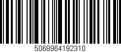 Código de barras (EAN, GTIN, SKU, ISBN): '5068964192310'