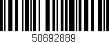 Código de barras (EAN, GTIN, SKU, ISBN): '50692889'