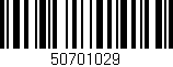 Código de barras (EAN, GTIN, SKU, ISBN): '50701029'