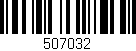 Código de barras (EAN, GTIN, SKU, ISBN): '507032'