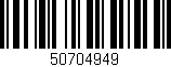 Código de barras (EAN, GTIN, SKU, ISBN): '50704949'
