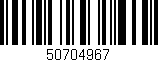 Código de barras (EAN, GTIN, SKU, ISBN): '50704967'