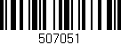 Código de barras (EAN, GTIN, SKU, ISBN): '507051'
