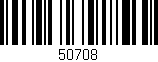 Código de barras (EAN, GTIN, SKU, ISBN): '50708'