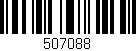 Código de barras (EAN, GTIN, SKU, ISBN): '507088'