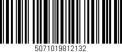 Código de barras (EAN, GTIN, SKU, ISBN): '5071019812132'