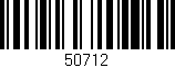 Código de barras (EAN, GTIN, SKU, ISBN): '50712'