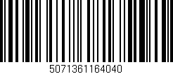 Código de barras (EAN, GTIN, SKU, ISBN): '5071361164040'