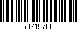 Código de barras (EAN, GTIN, SKU, ISBN): '50715700'