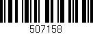 Código de barras (EAN, GTIN, SKU, ISBN): '507158'