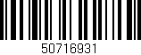 Código de barras (EAN, GTIN, SKU, ISBN): '50716931'