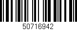 Código de barras (EAN, GTIN, SKU, ISBN): '50716942'