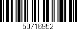 Código de barras (EAN, GTIN, SKU, ISBN): '50716952'