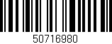 Código de barras (EAN, GTIN, SKU, ISBN): '50716980'