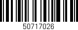 Código de barras (EAN, GTIN, SKU, ISBN): '50717026'