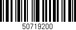 Código de barras (EAN, GTIN, SKU, ISBN): '50719200'
