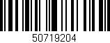 Código de barras (EAN, GTIN, SKU, ISBN): '50719204'