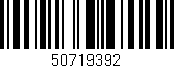 Código de barras (EAN, GTIN, SKU, ISBN): '50719392'