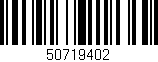 Código de barras (EAN, GTIN, SKU, ISBN): '50719402'