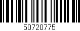 Código de barras (EAN, GTIN, SKU, ISBN): '50720775'