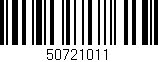 Código de barras (EAN, GTIN, SKU, ISBN): '50721011'