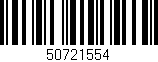 Código de barras (EAN, GTIN, SKU, ISBN): '50721554'