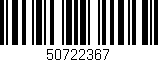 Código de barras (EAN, GTIN, SKU, ISBN): '50722367'