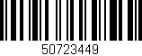 Código de barras (EAN, GTIN, SKU, ISBN): '50723449'