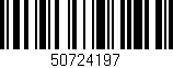 Código de barras (EAN, GTIN, SKU, ISBN): '50724197'