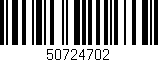 Código de barras (EAN, GTIN, SKU, ISBN): '50724702'