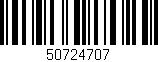 Código de barras (EAN, GTIN, SKU, ISBN): '50724707'