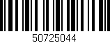 Código de barras (EAN, GTIN, SKU, ISBN): '50725044'
