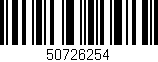 Código de barras (EAN, GTIN, SKU, ISBN): '50726254'