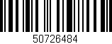 Código de barras (EAN, GTIN, SKU, ISBN): '50726484'
