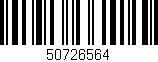 Código de barras (EAN, GTIN, SKU, ISBN): '50726564'