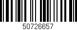 Código de barras (EAN, GTIN, SKU, ISBN): '50726657'