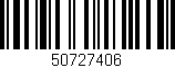 Código de barras (EAN, GTIN, SKU, ISBN): '50727406'