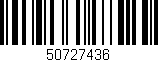 Código de barras (EAN, GTIN, SKU, ISBN): '50727436'