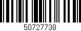 Código de barras (EAN, GTIN, SKU, ISBN): '50727738'