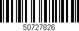 Código de barras (EAN, GTIN, SKU, ISBN): '50727826'