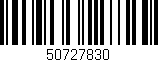 Código de barras (EAN, GTIN, SKU, ISBN): '50727830'