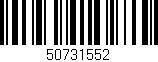 Código de barras (EAN, GTIN, SKU, ISBN): '50731552'