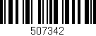 Código de barras (EAN, GTIN, SKU, ISBN): '507342'