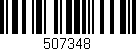 Código de barras (EAN, GTIN, SKU, ISBN): '507348'