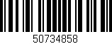 Código de barras (EAN, GTIN, SKU, ISBN): '50734858'